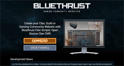 Desktop Screenshot of bluethrust.com