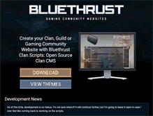 Tablet Screenshot of bluethrust.com